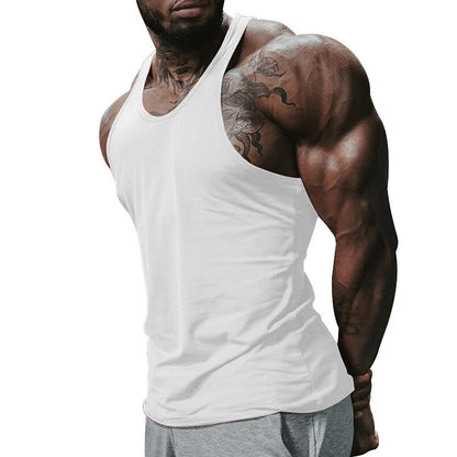 Herren Fitness Tanktop Atmungsaktiv Leicht Racerback