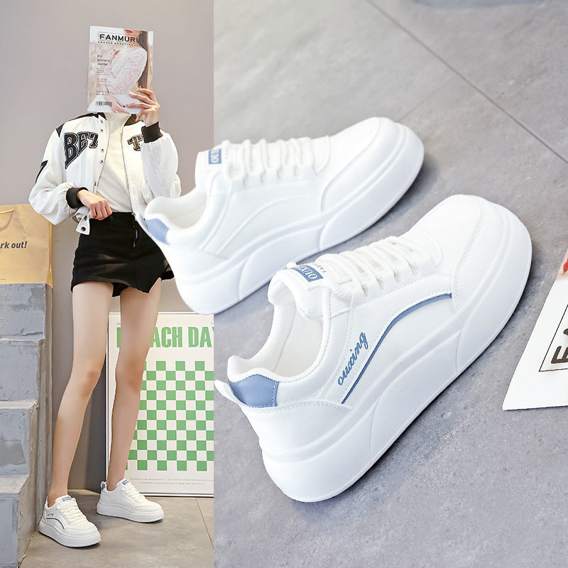 Damen Sneaker atmungsaktiv mit dicken Sohlen Sportlich Modisch - BerlinGlamour