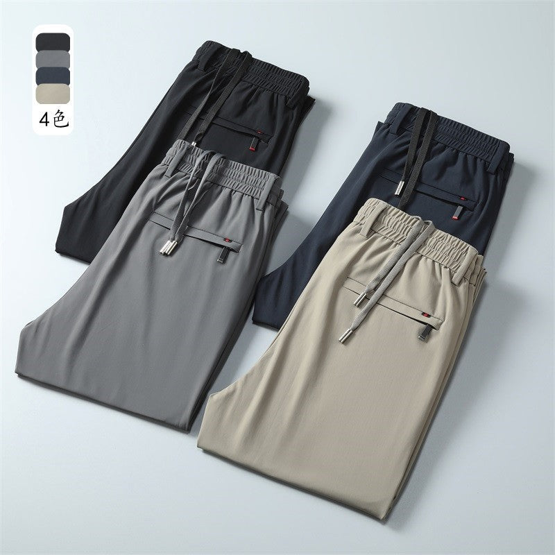 Elastische Herren Sporthose mit Reißverschlusstaschen Bequem - BerlinGlamour