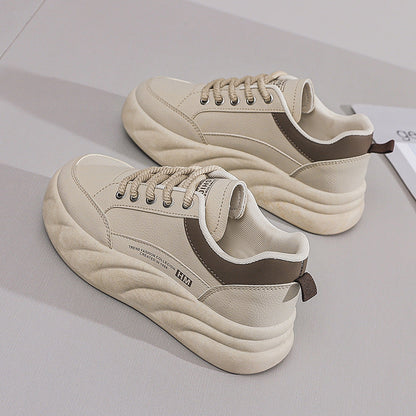 Damen Sneaker Chunky Stil Weite Sohle Modern