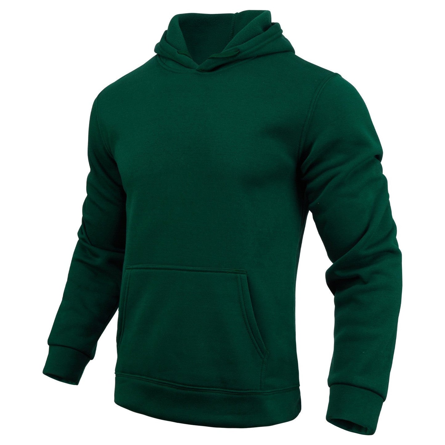Herren Hoodie Übergroß Kängurutasche Großmaschen Pullover