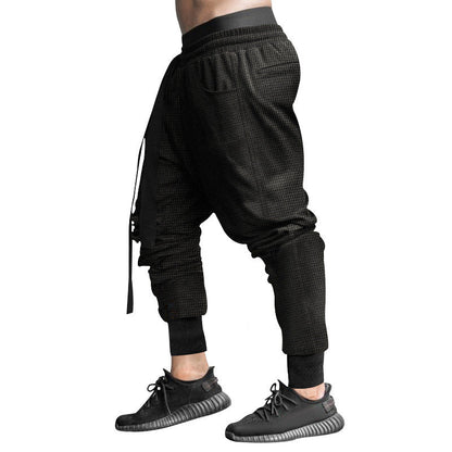 Herren Freizeithose Elastisch Mit Kordelzug Modern