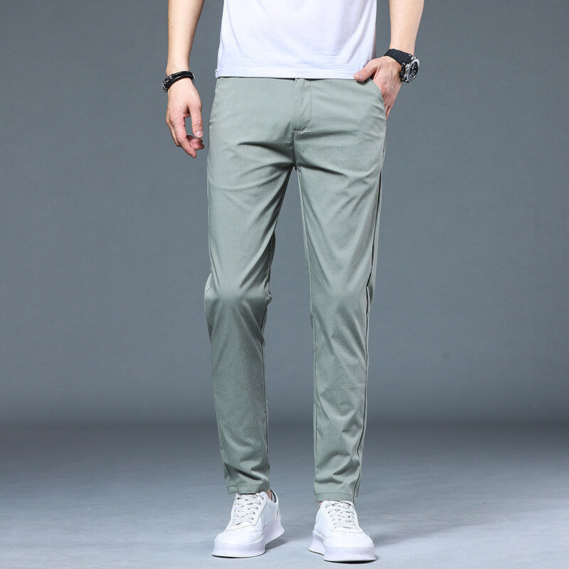 Herren Freizeithosen Slim Fit Modern Luftig Bequem