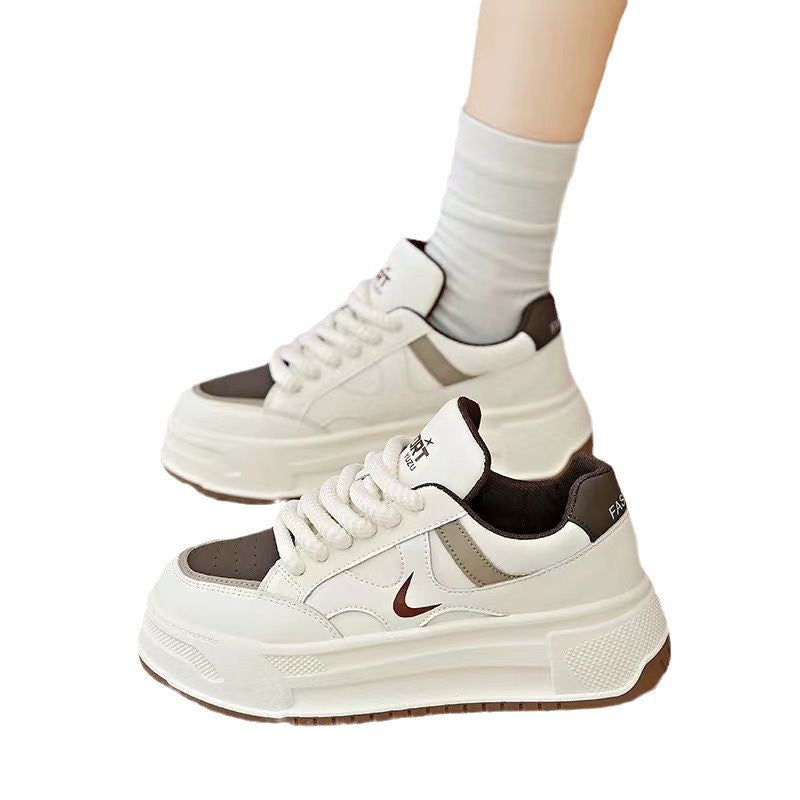 Damen Sneaker Chunky bequem elastisch mit dicker Sohle