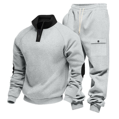 Herren Sportanzug Stehkragen Modern Funktionsbekleidung
