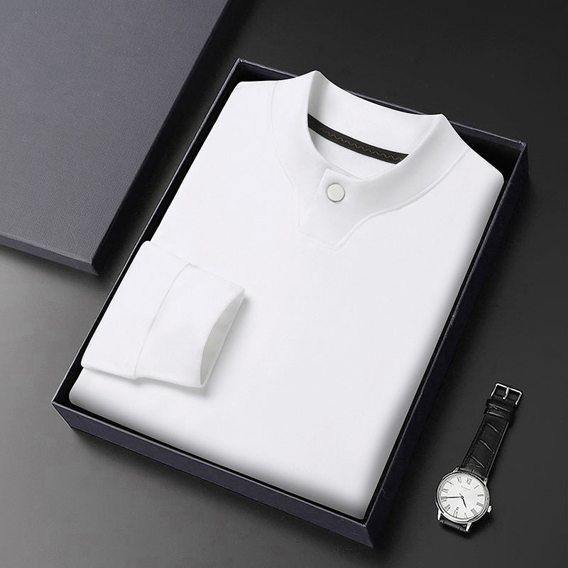 Herren Poloshirt Elegantes Design Stehkragen Modern