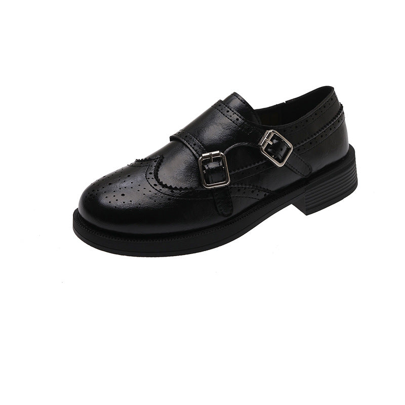 Damen Schnürschuhe Verspielt Doppelriemen Mode Schuhe