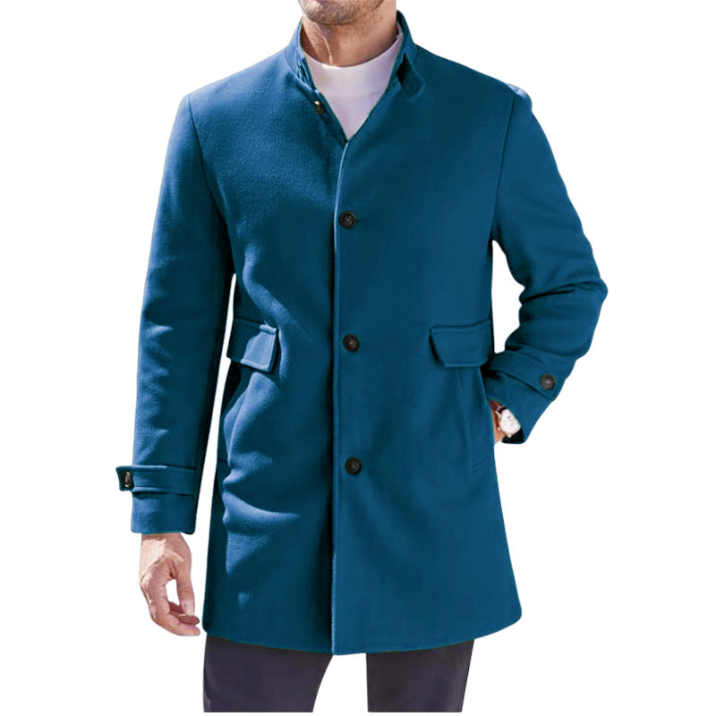 Herren Übergangsmantel Wollmix Modern Schwarzwälder Stil