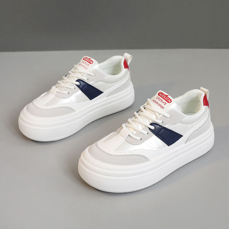 Damen Sneaker Plateau Bequem Sportlich Modisch