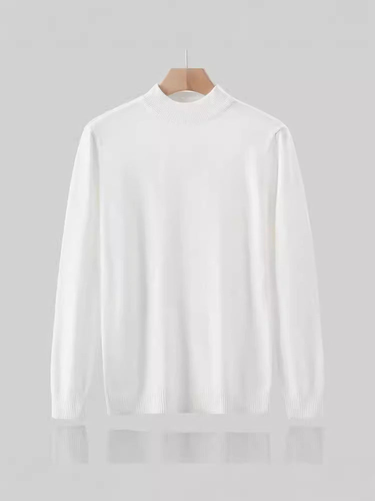 Herren Pullover Rollkragen Baumwolle Hochwertig Elegant - BerlinGlamour