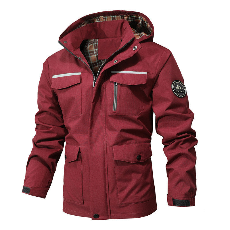 Wasserabweisende Herrenjacke Funktionsjacke Winddicht