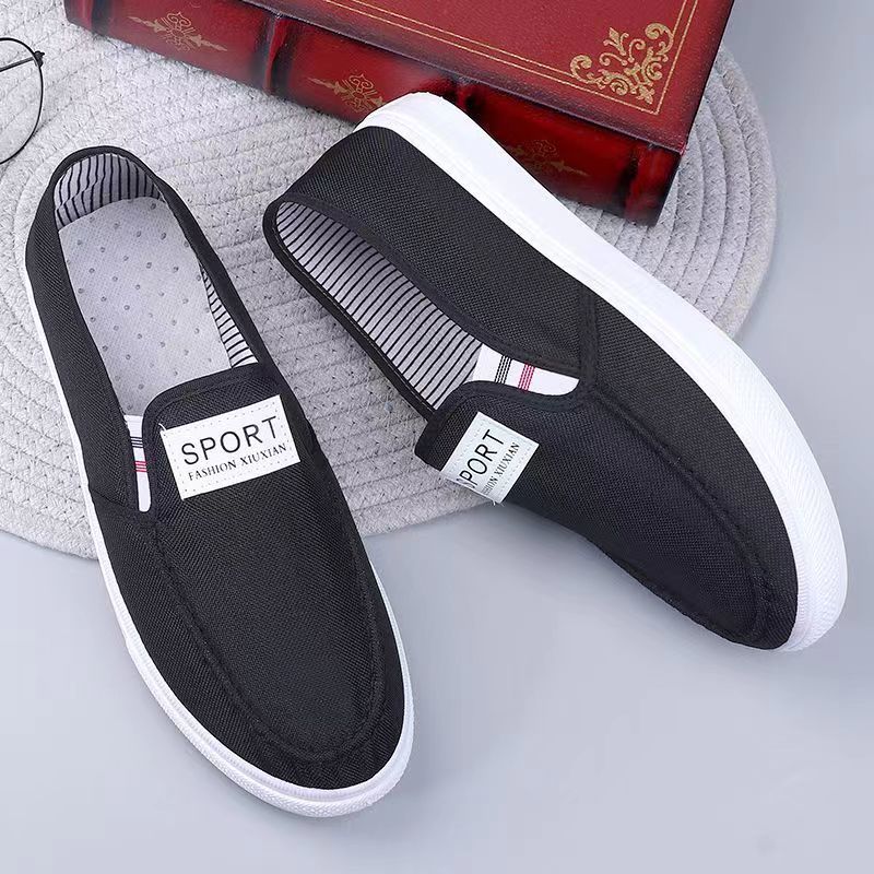 Damen Slip-On Schuhe Bequem Elastisch Modern