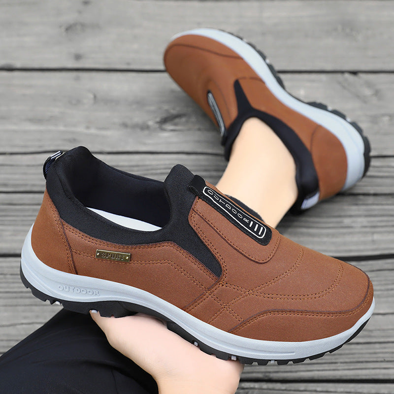 Damen Slip-On Schuhe Bequem Rutschfest Freizeit Schuhe
