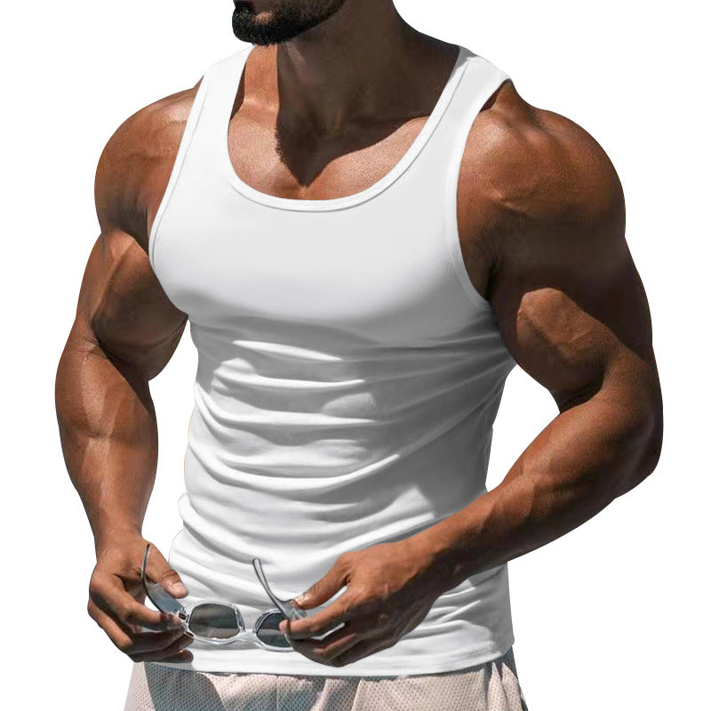 Herren Sport Tanktop atmungsaktiv Feuchtigkeitsregulierend Slim Fit