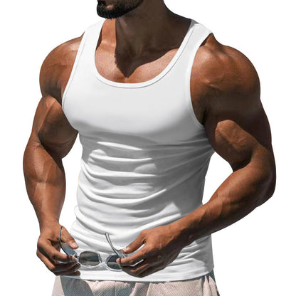 Herren Sport Tanktop atmungsaktiv Feuchtigkeitsregulierend Slim Fit