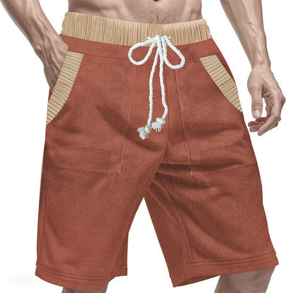 Herren Shorts Lockere Freizeitshorts mit Taschen Sommer