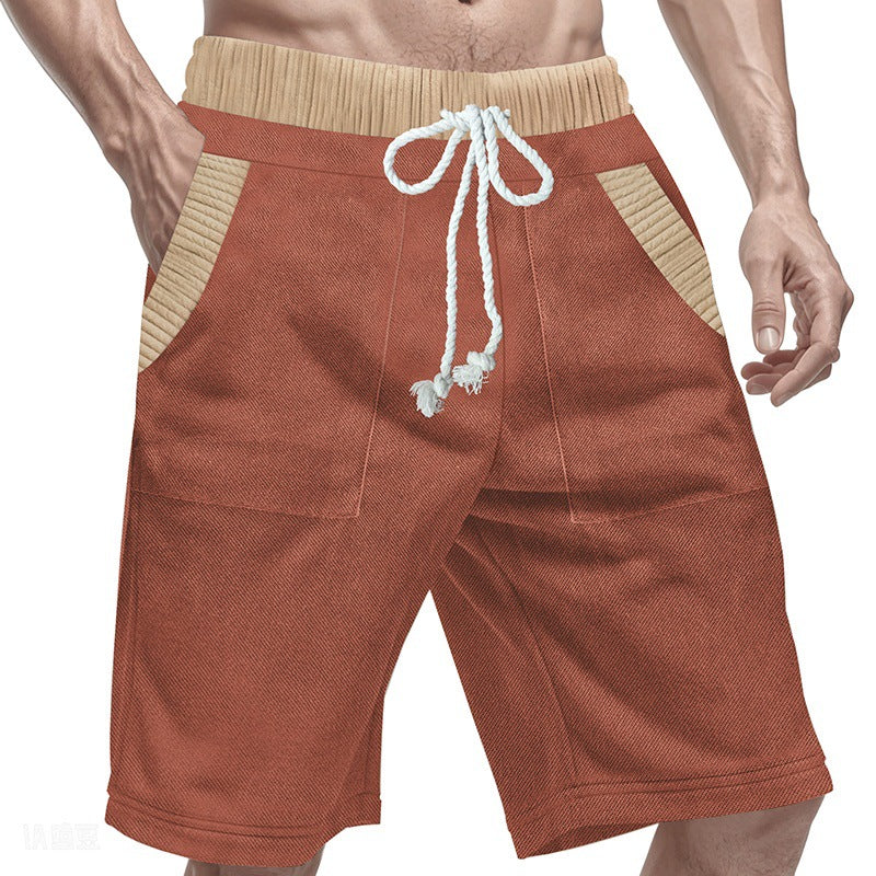 Herren Shorts Elastisch Bequem Mit Taschen