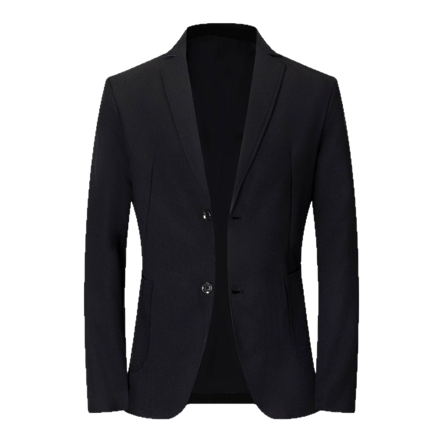 Herren Blazer Slim Fit Modern Elegant Schwarz