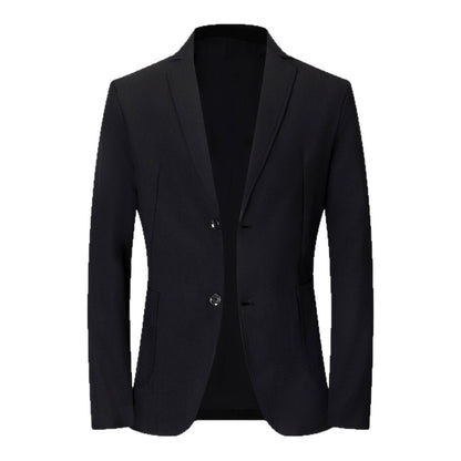 Herren Blazer Slim Fit Modern Elegant Schwarz