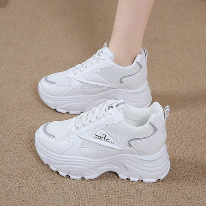 Damen Sneaker Chunky bequem atmungsaktiv Sportschuhe
