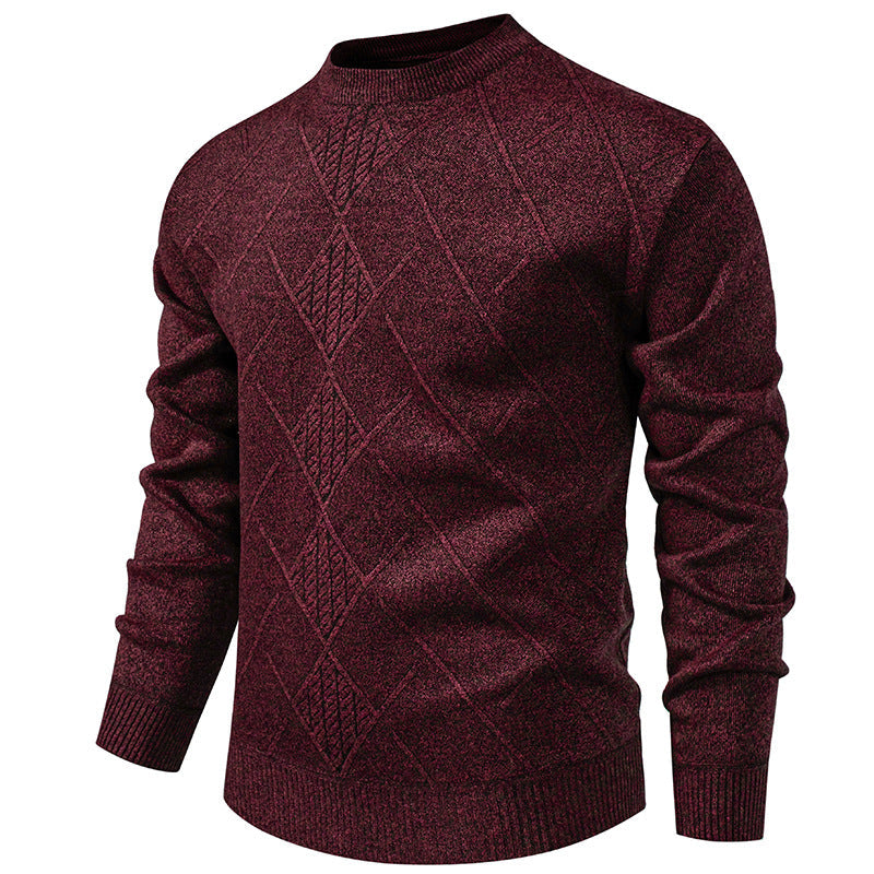 Herren Pullover Modern Rautenmuster Strick
