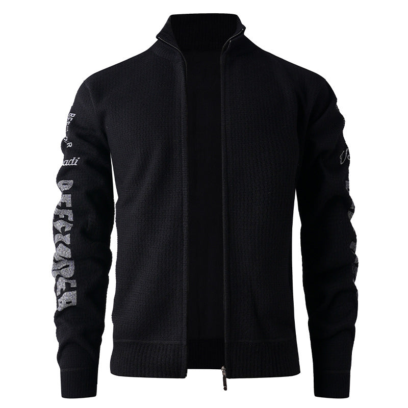 Herren Winterjacke Steppjacke Modern Mit Hochem Kragen