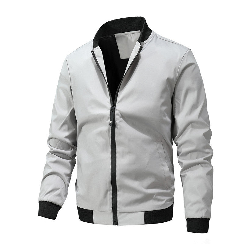 Herren Bomberjacke Leicht Slim Fit Sportlich
