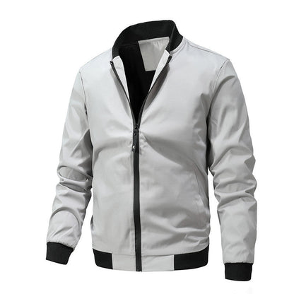 Herren Bomberjacke Leicht Slim Fit Sportlich
