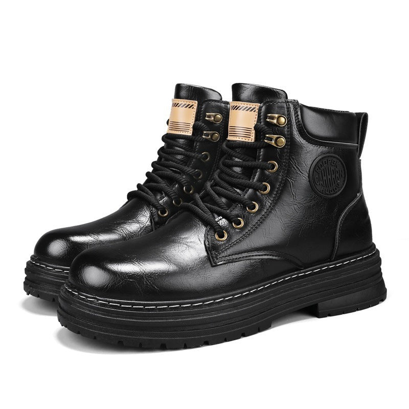 Damen Stiefel Robust Schnürstiefel Rutschfest Winter