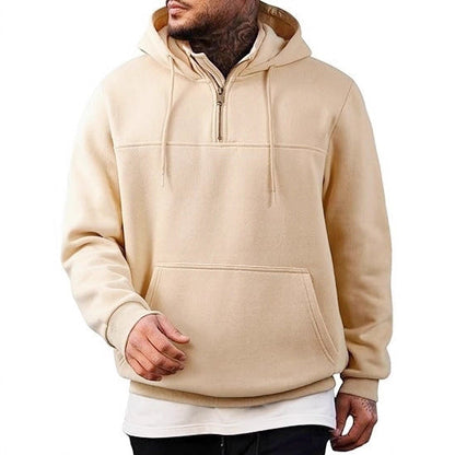 Herren Kapuzenpullover Mit Reißverschluss Und Taschen