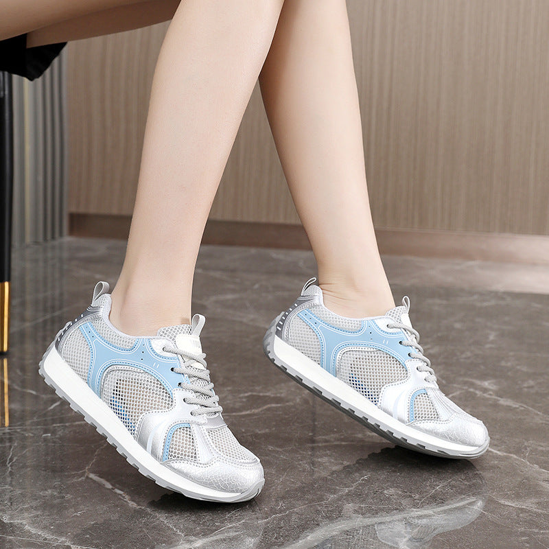 Damen Sport Sneaker Atmungsaktiv Laufschuhe mit Dämpfung