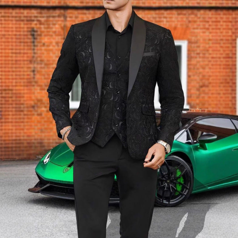 Herren Blazer Smoking Elegant mit Muster Berlin Style - BerlinGlamour