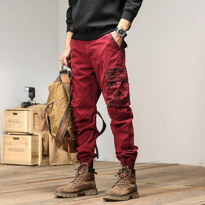 Herren Cargo-Hose Bequem Mit Seitentaschen Elastisch