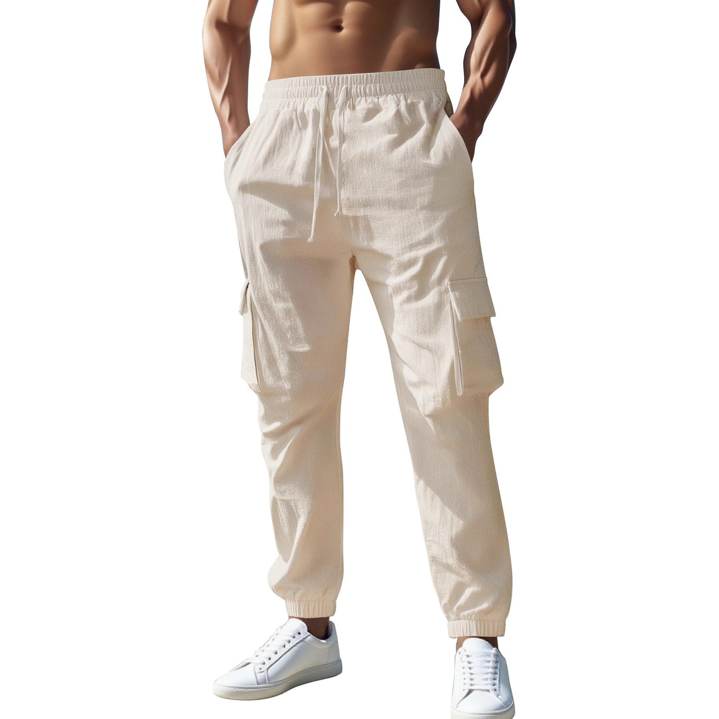 Bequeme Herren Cargo-Hose Stretch Modern
