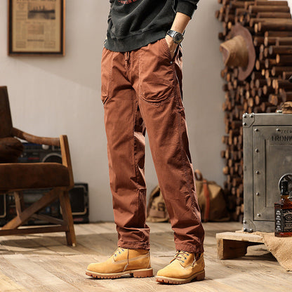 Herren Cargo-Hose Multifunktionshose Bequem Elegant