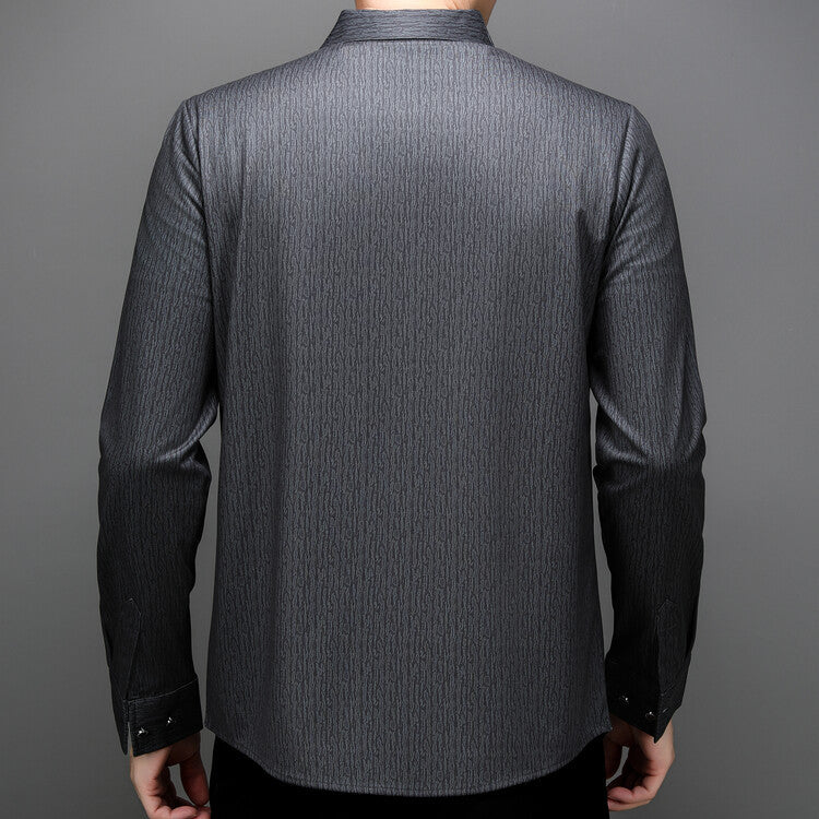 Herren Hemd mit feiner Struktur Moderne Businessstyle