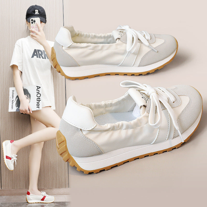 Damen Sneaker Leicht Flexibel Elastisch Weiß - BerlinGlamour