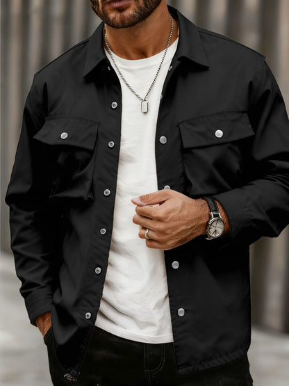 Herren Outdoor Jacke Funktionstaschen Modern