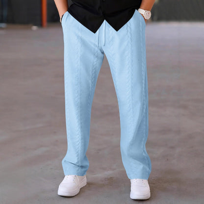 Herren Freizeithose Elegant Strukturiert Modern