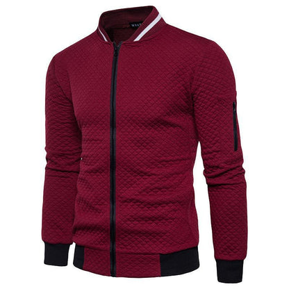 Herren Steppjacke Modisch Hochkragen Winter