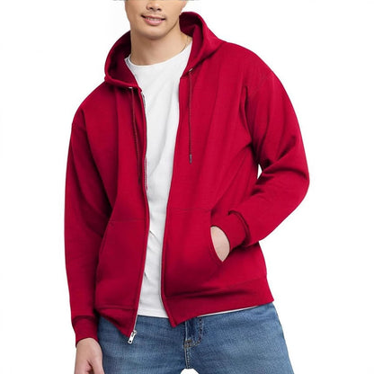 Herren Kapuzenjacke Reißverschluss Durchgehend Modern Berlin