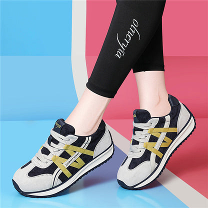 Damen Sneaker Sportlich Freizeit Laufschuhe bequem