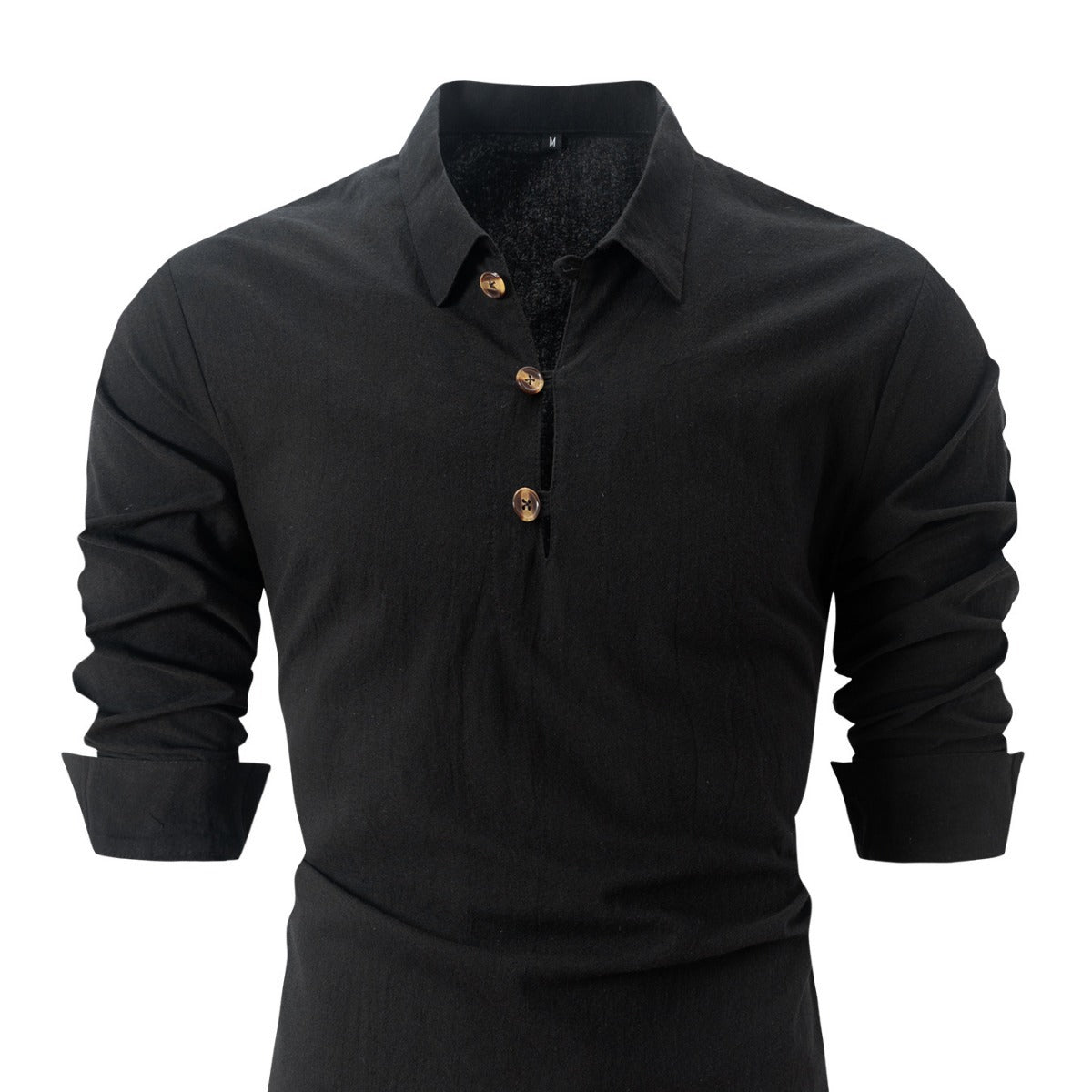 Herren Langarmhemd Elegantes Knopfhemd Modern Slimfit