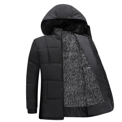 Herren Winterjacke Gefüttert Isolierende Kapuze Weich - BerlinGlamour
