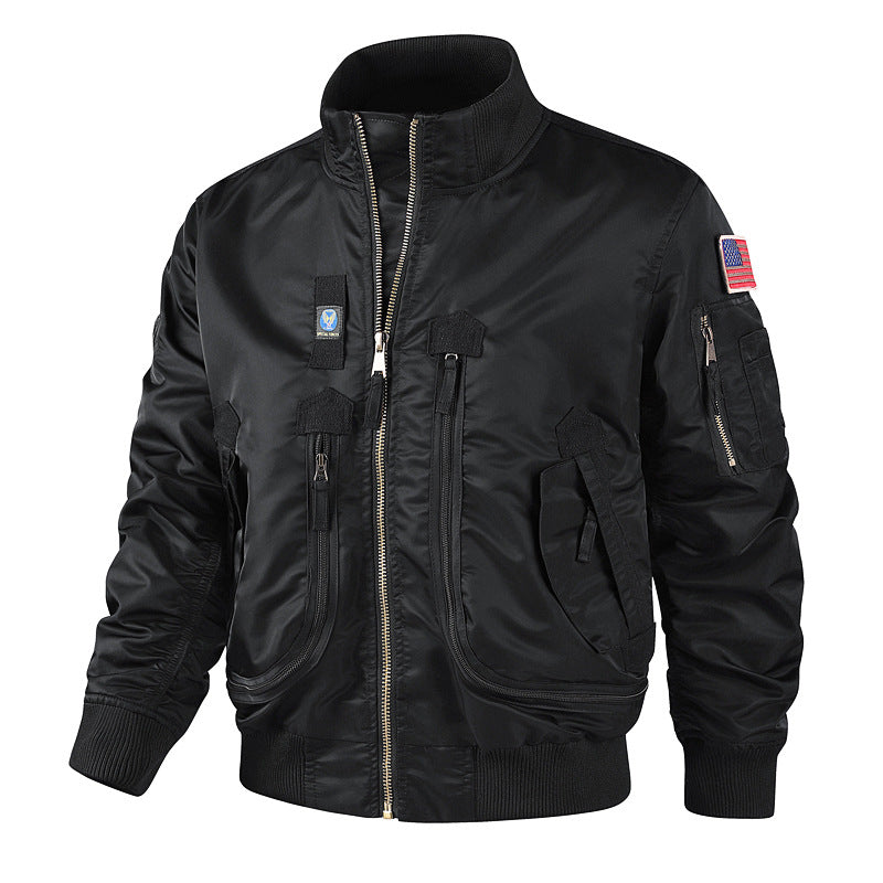 Herren Bomberjacke Funktional Wasserdicht Modern
