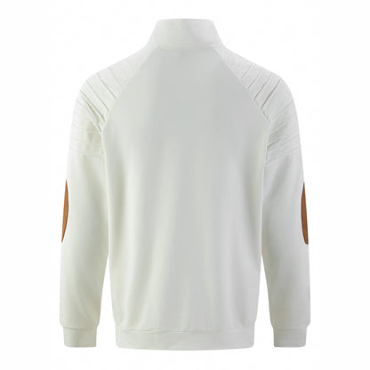 Herren Jacke Sportlich Mit Plissé Ärmeln Trendig