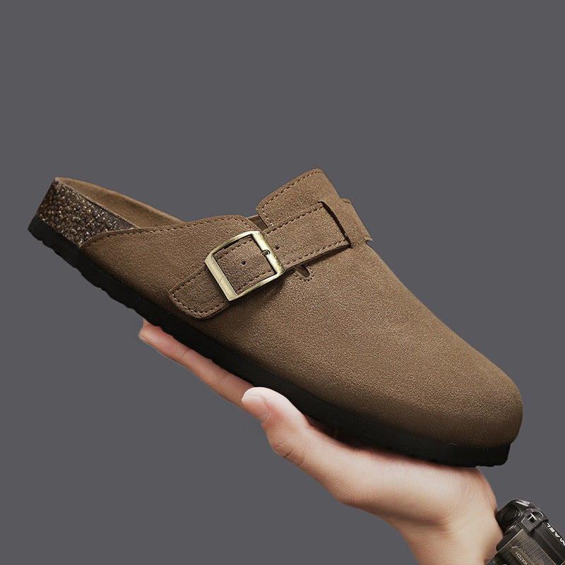 Damen Clogs Elegante mit verstellbarem Riemen und rutschfester Sohle