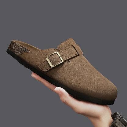 Damen Clogs Elegante mit verstellbarem Riemen und rutschfester Sohle
