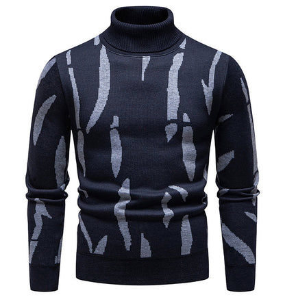 Herren Rollkragenpullover Modern Auffälliges Muster