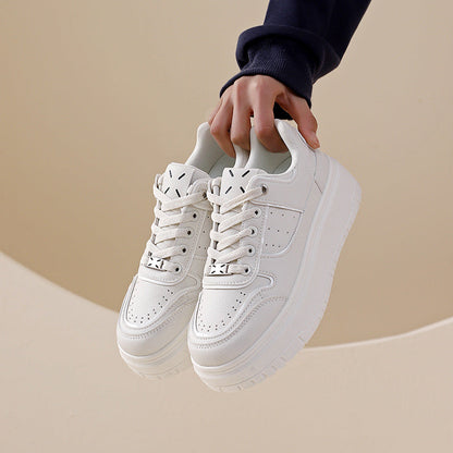 Damen Sneaker HochPlateau Atmungsaktiv Modisch